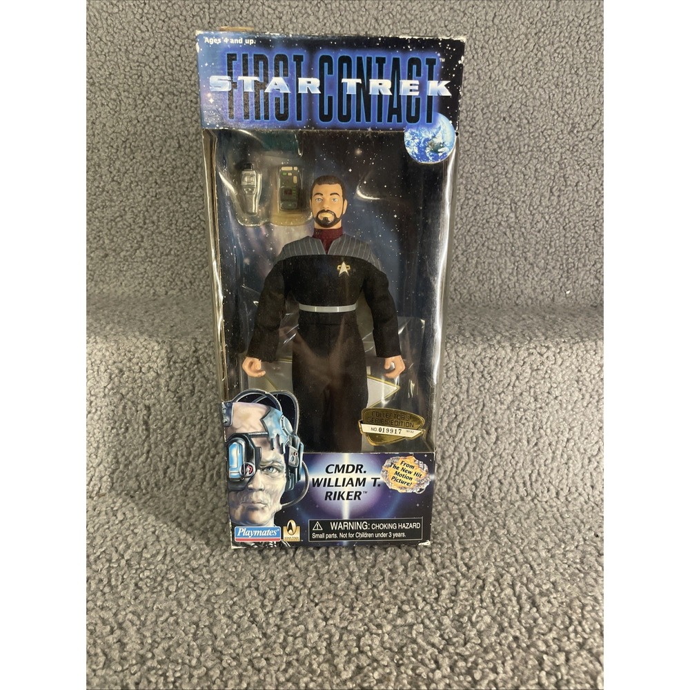 Star Trek First Contact Commander William Riker Action Figure Playmates 1996‎